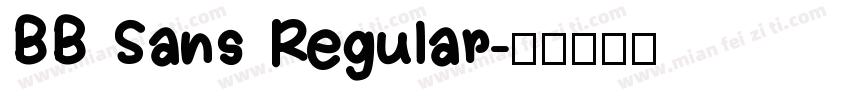 BB Sans Regular字体转换